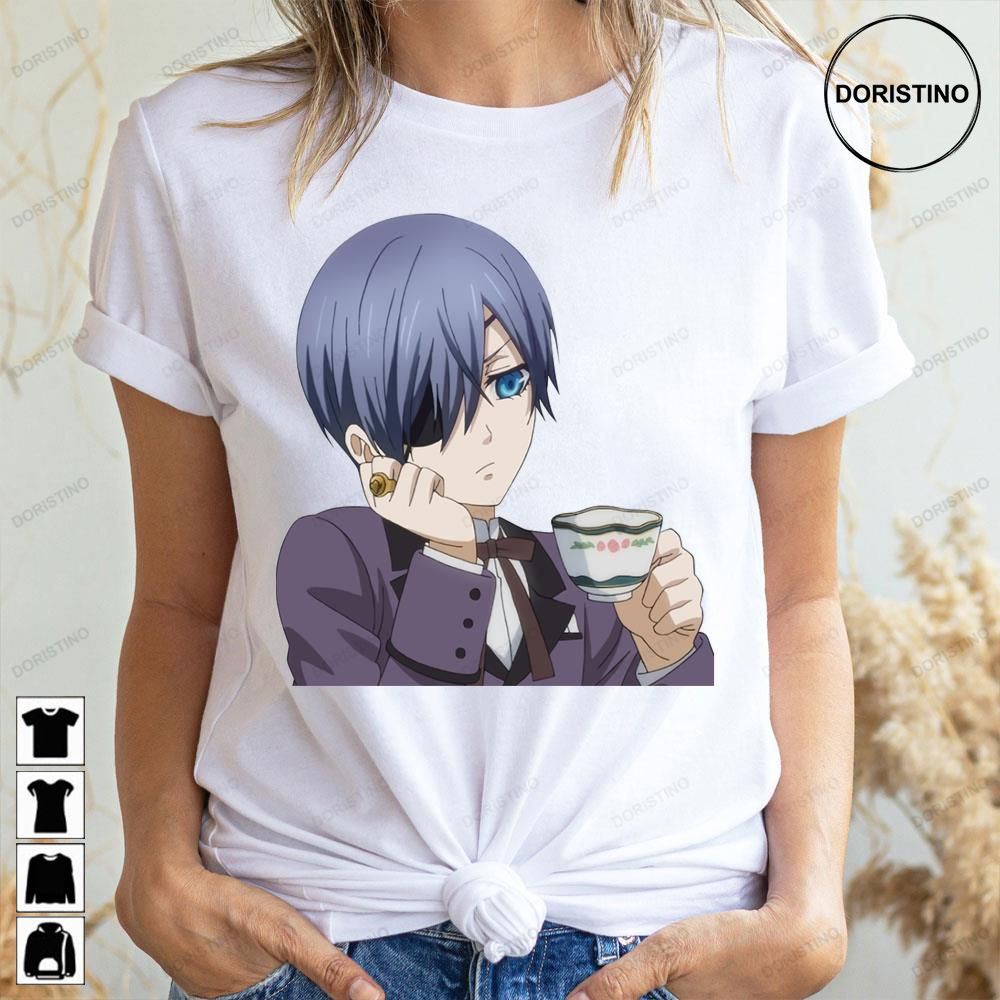 Drink Tea Ciel Phantomhive Kuroshitsuji Awesome Shirts