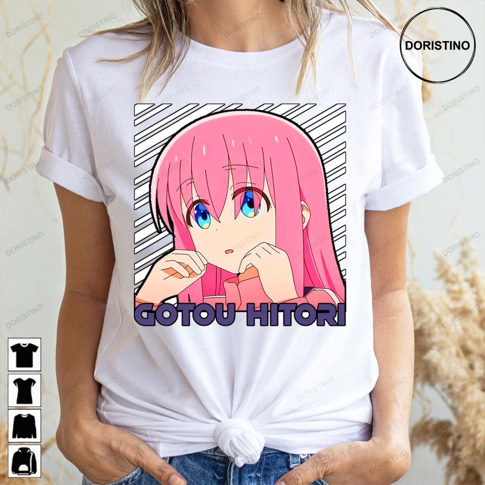 Face Girl Hitori Gotoh Bocchi The Rock Awesome Shirts