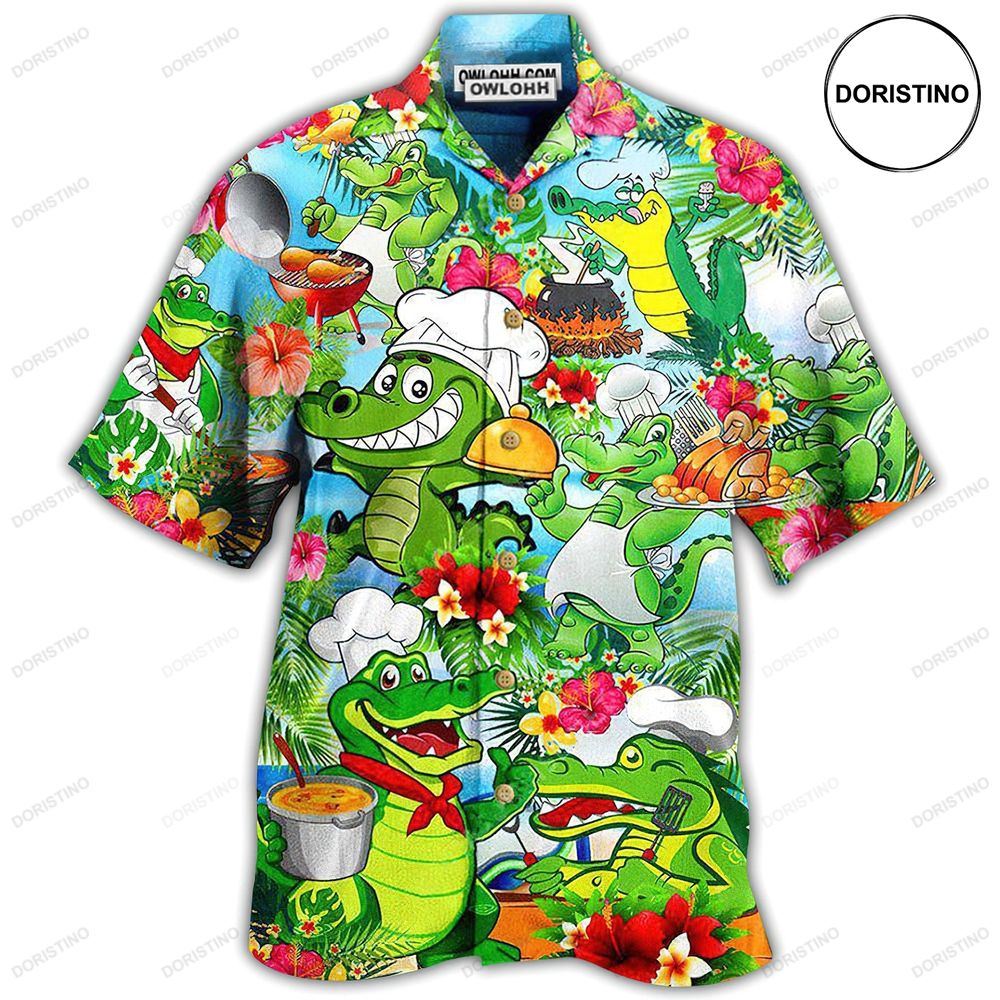 Chef Animals Alligator Limited Edition Hawaiian Shirt