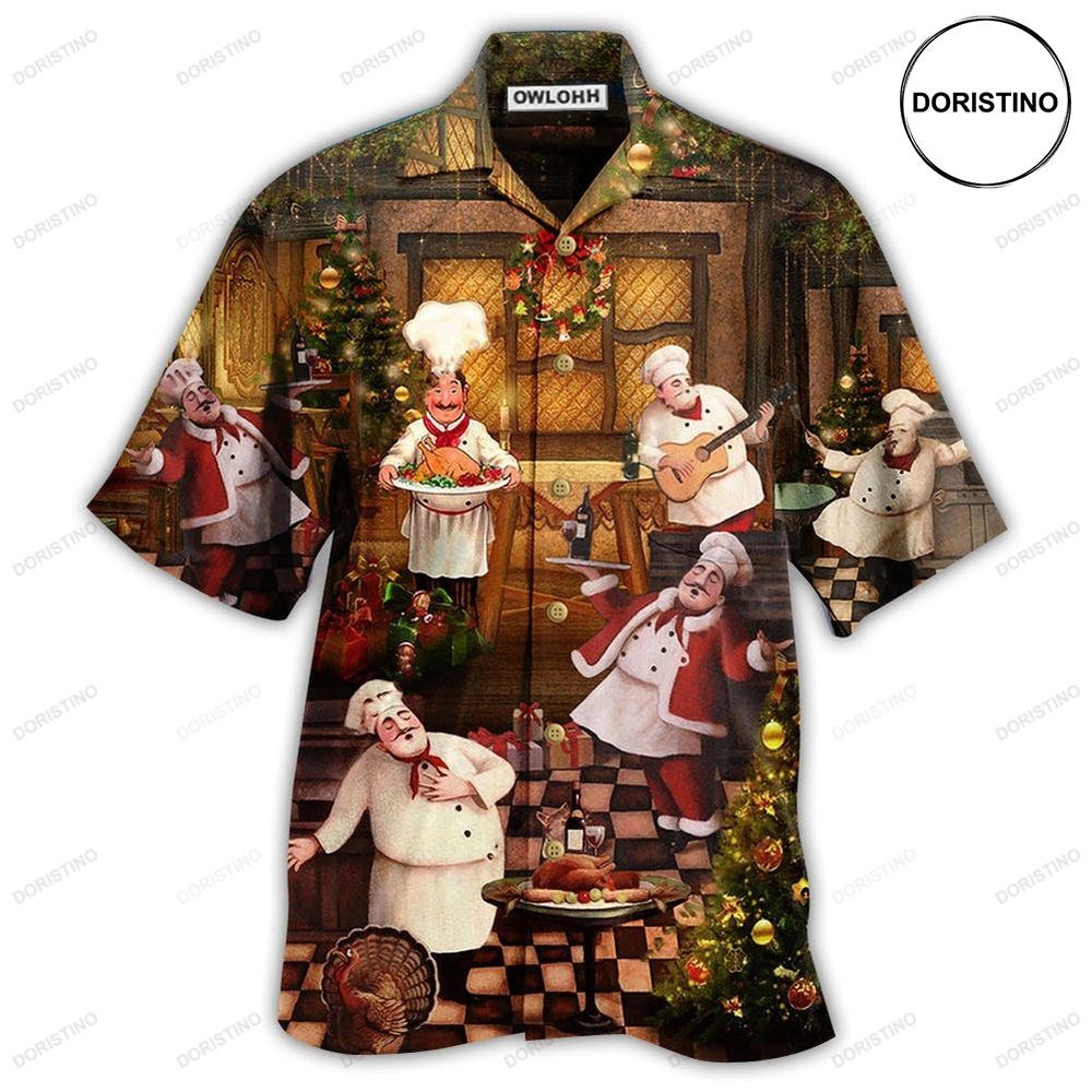 Chef Food Merry Christmas Limited Edition Hawaiian Shirt