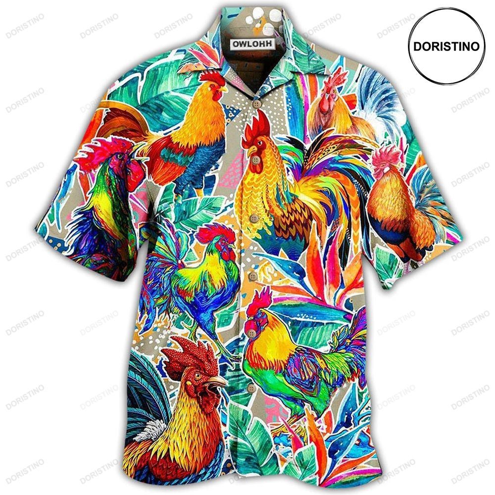 Chicken Stronger Hawaiian Shirt