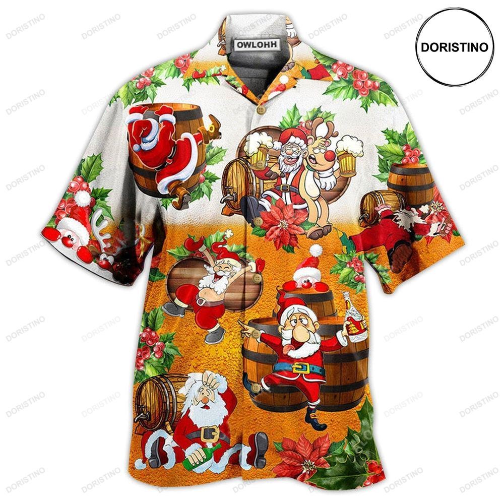 Christmas Beer Christmas Dear Santa Heres Your Beer Hawaiian Shirt