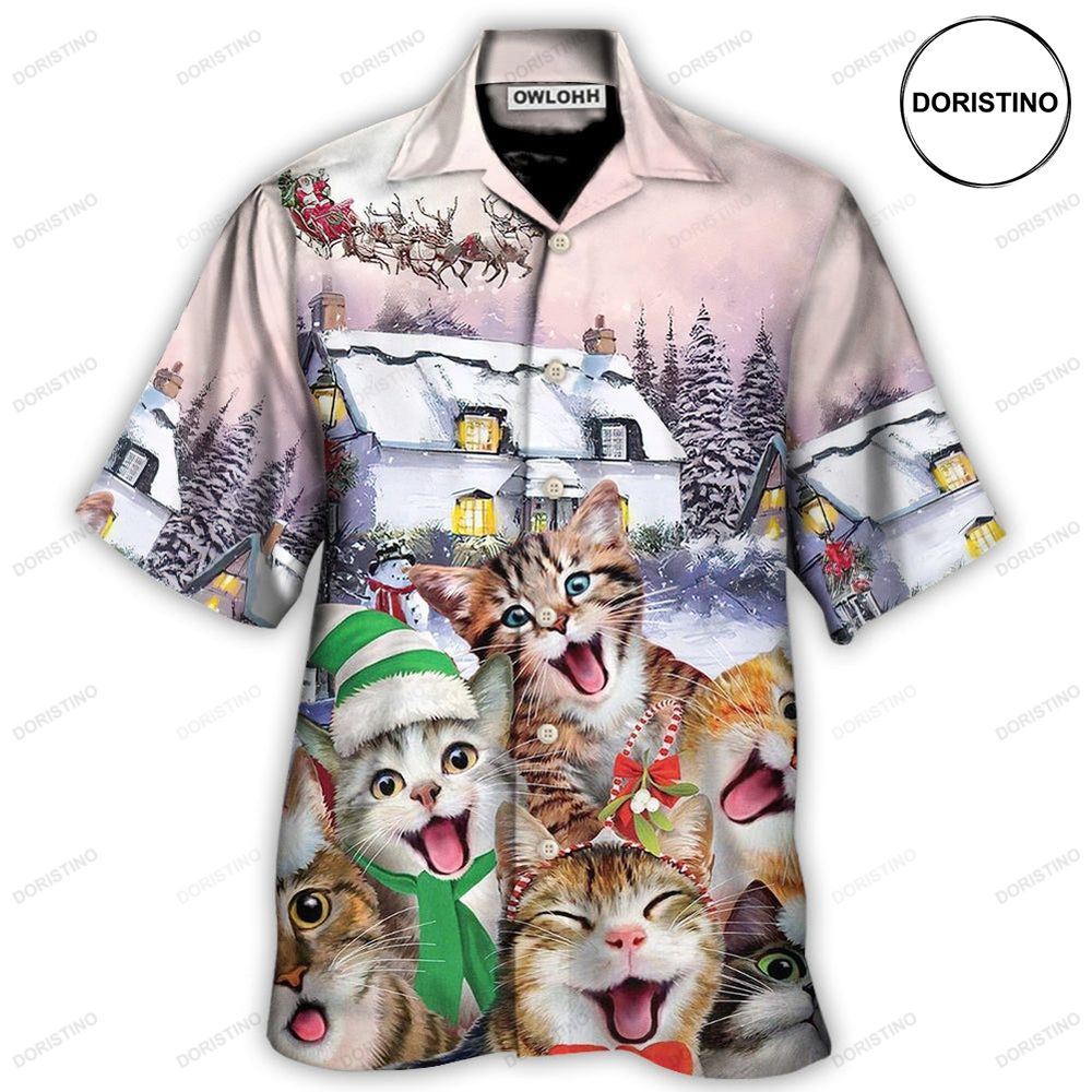 Christmas Cat I'm The Only One You Need Hawaiian Shirt