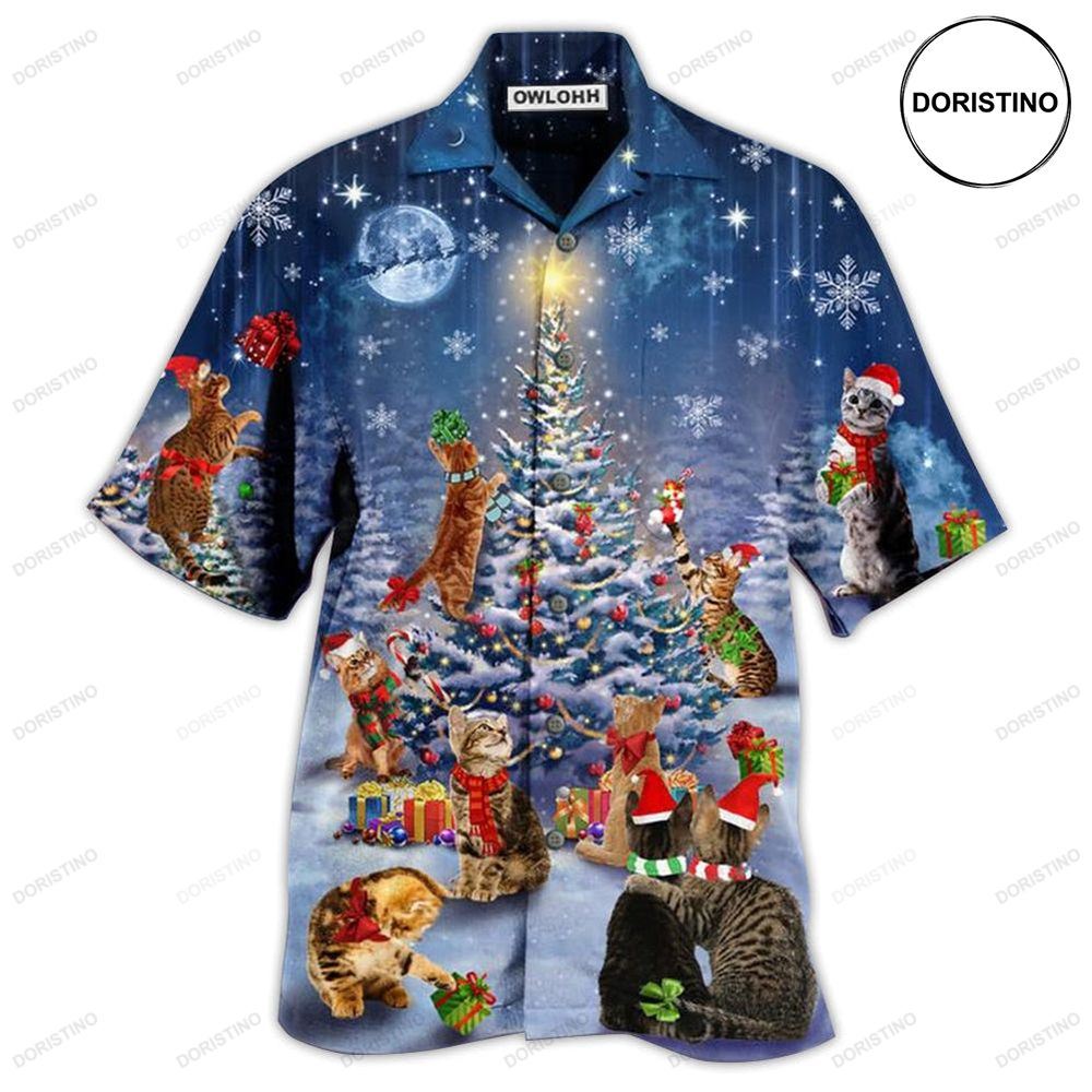 Christmas Cat Love Merry Christmas Limited Edition Hawaiian Shirt