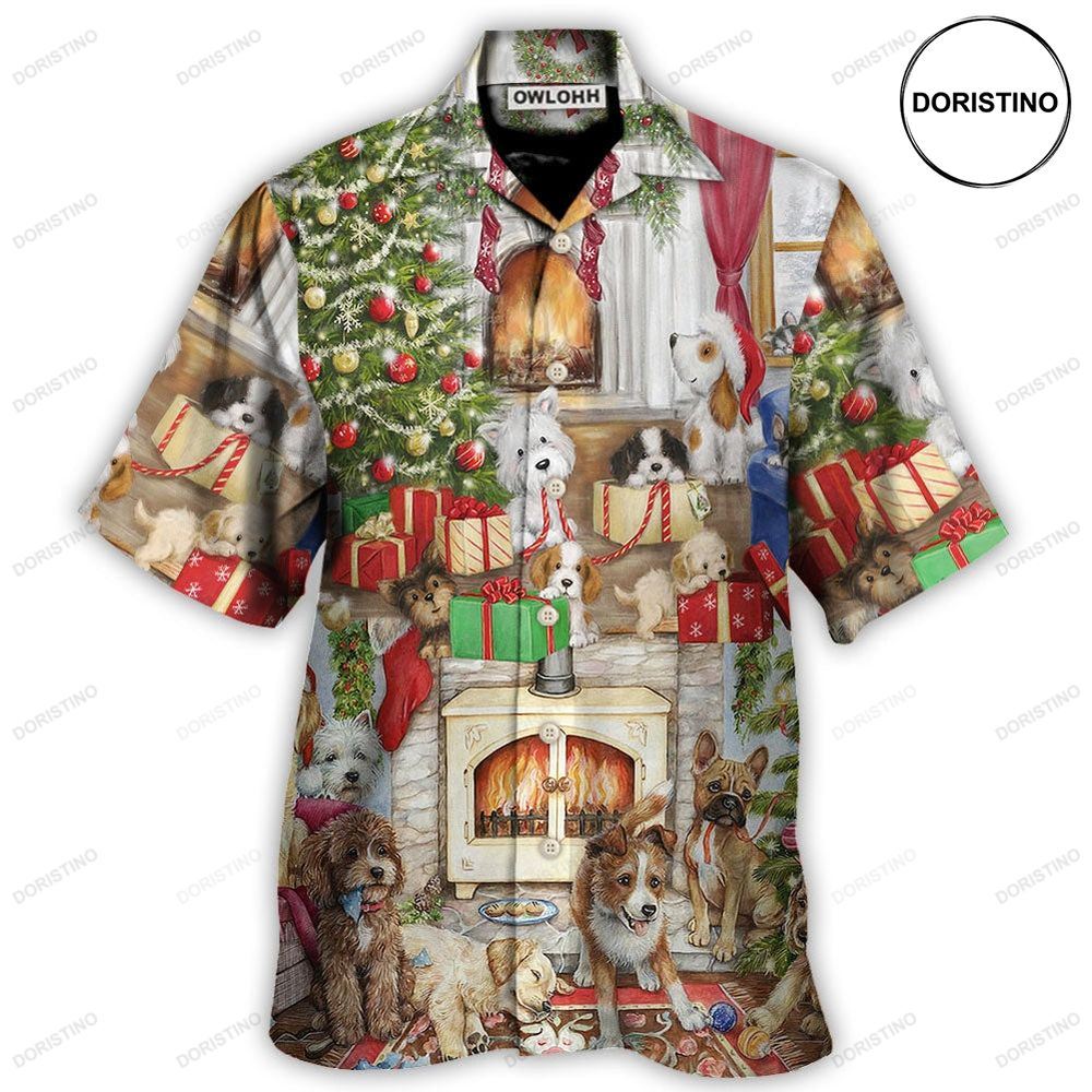 Christmas Dog Lover Merry Lovely Xmas Hawaiian Shirt