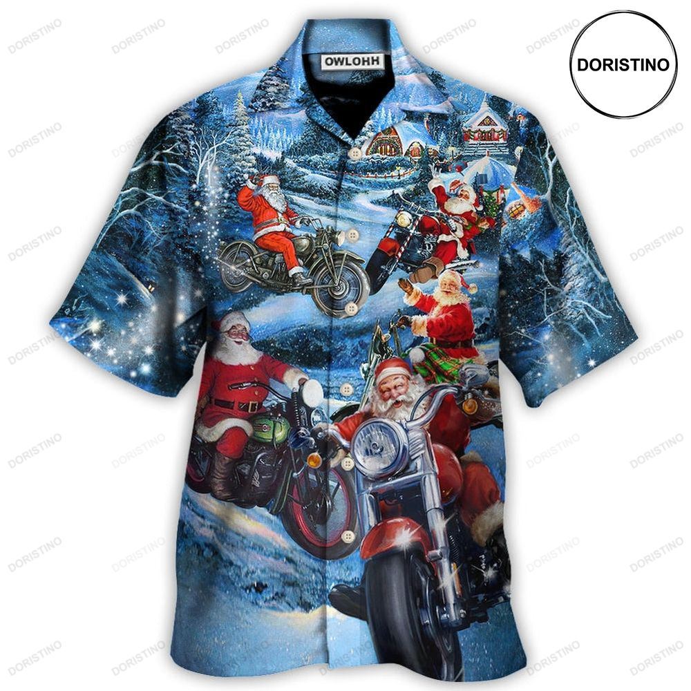 Christmas Driving With Santa Claus In Town Limited Edition Hawaiian Shirt