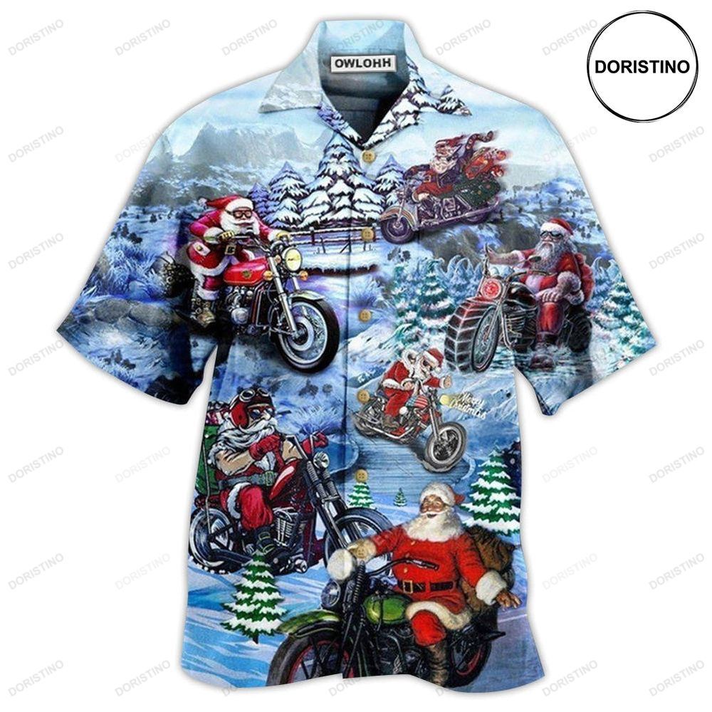 Christmas Driving With Santa Claus Merry Christmas Limited Edition Hawaiian Shirt