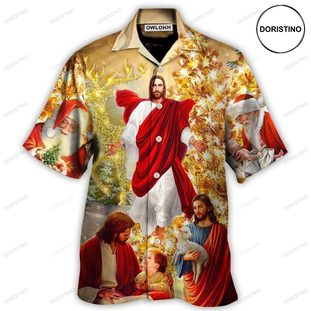 Christmas Jesus Is The Magic Of Christmas Hawaiian Shirt