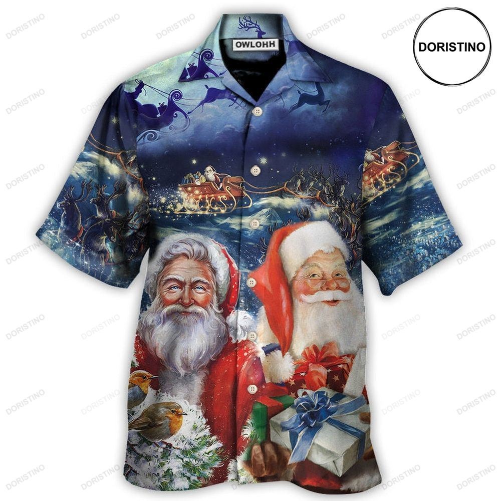 Christmas Santa Claus Snow Limited Edition Hawaiian Shirt