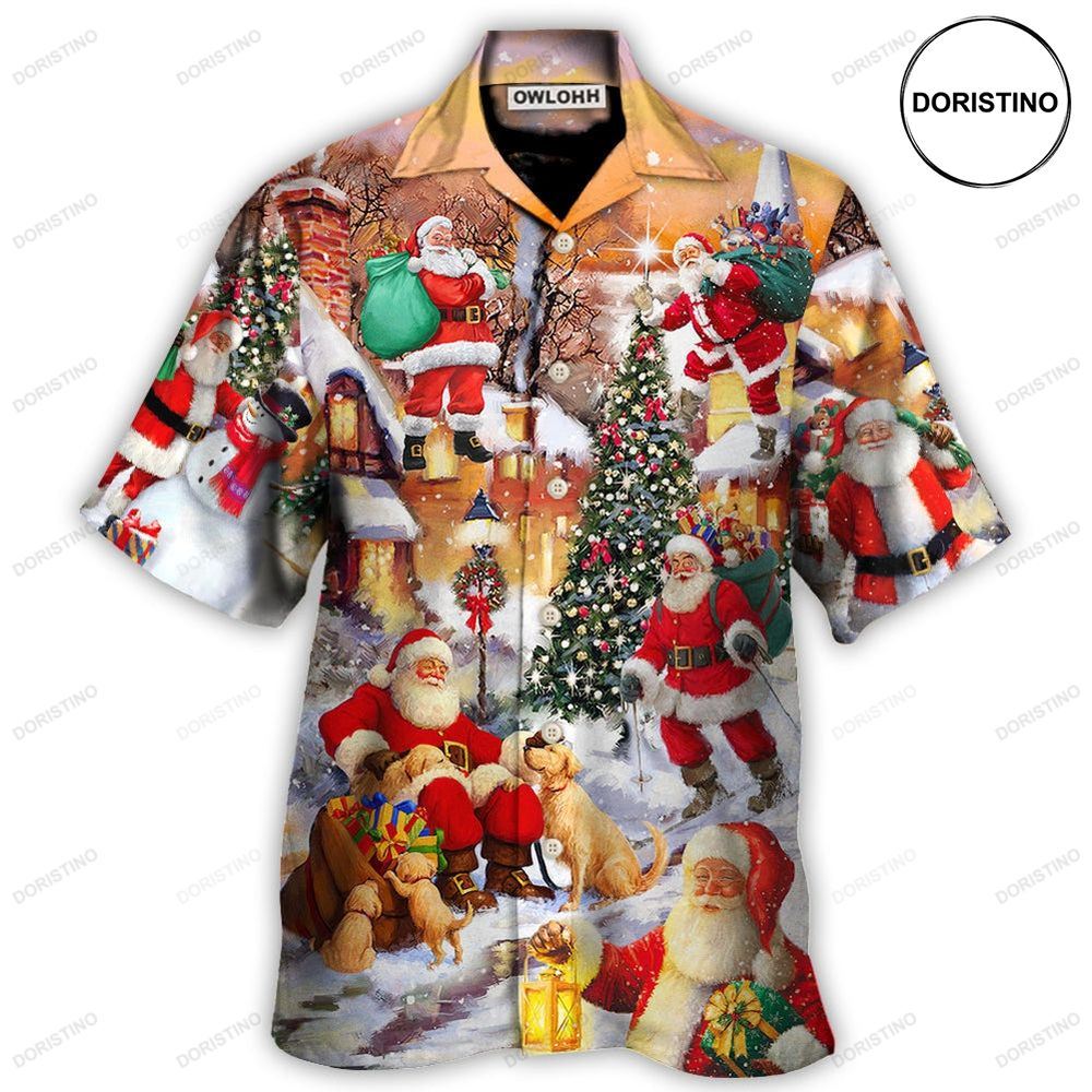 Christmas Santa Claus Story In The Town Gift For Xmas Hawaiian Shirt