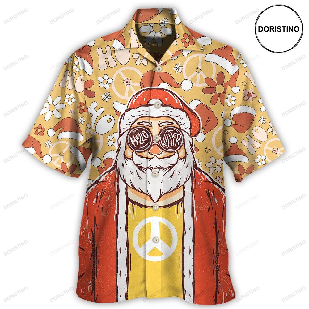 Christmas Santa Cutie Hippie Groovy Limited Edition Hawaiian Shirt