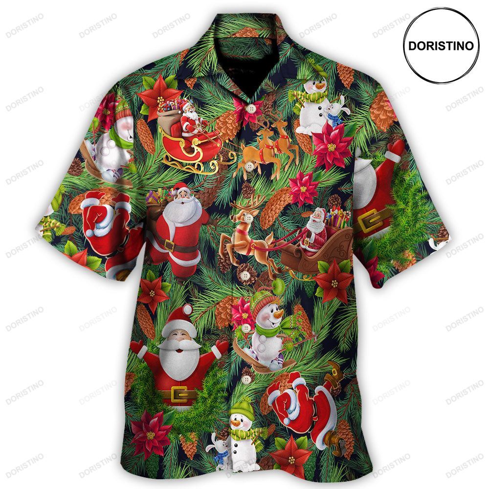 Christmas Santa Snowman Merry Xmas To Everyone Limited Edition Hawaiian Shirt