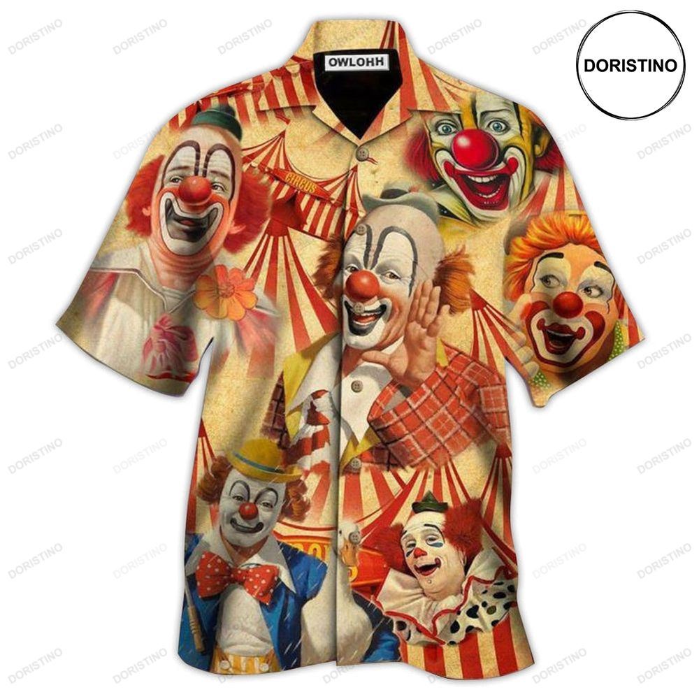 Clown Funny Happy Funny Life Awesome Hawaiian Shirt