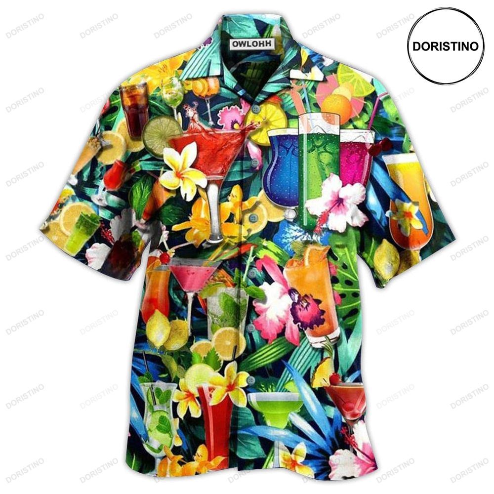 Cocktail And Flowers Limited Edition Hawaiian Shirt