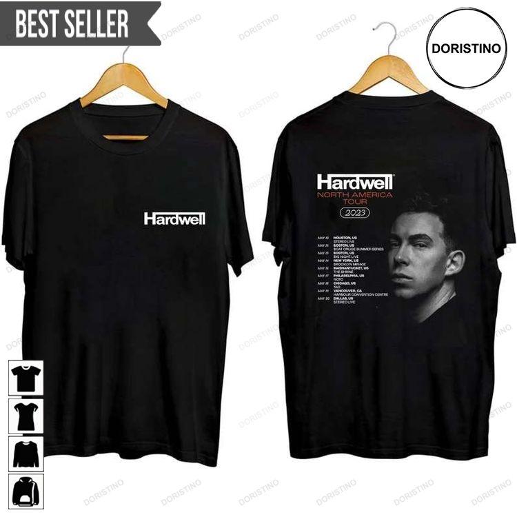 Hardwell North America Tour 2023 Short-sleeve Tshirt Sweatshirt Hoodie