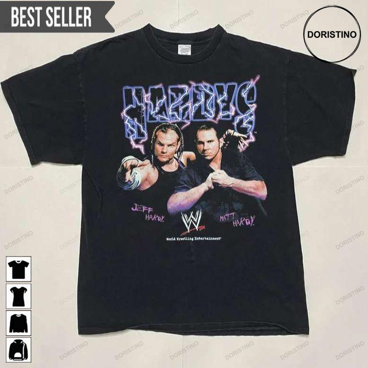 Hardy Boyz Jeff Hardy Matt Hardy Short-sleeve Hoodie Tshirt Sweatshirt