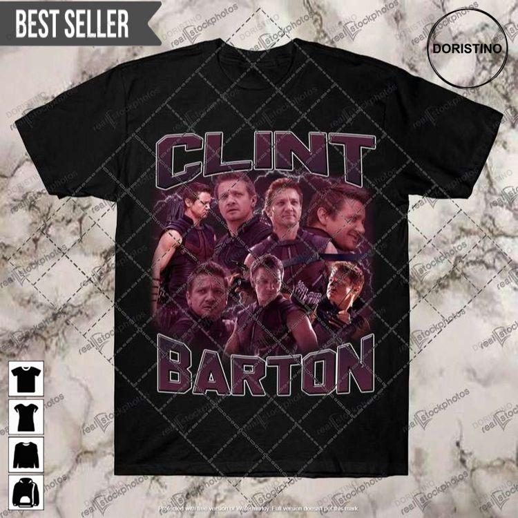 Hawkeye Clint Barton Vintage Black Tshirt Sweatshirt Hoodie