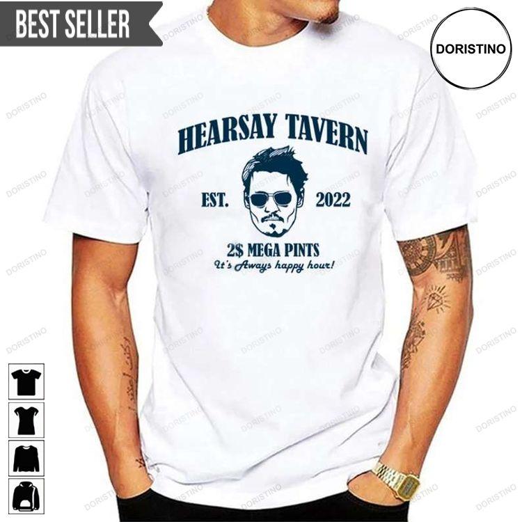 Hearsay Mega Pint Brewing Co Johnny Depp Tshirt Sweatshirt Hoodie