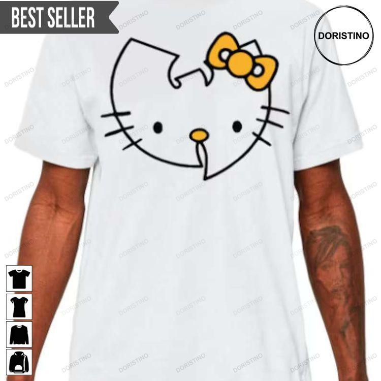 Hello Kitty Cat Wutang Short-sleeve Tshirt Sweatshirt Hoodie