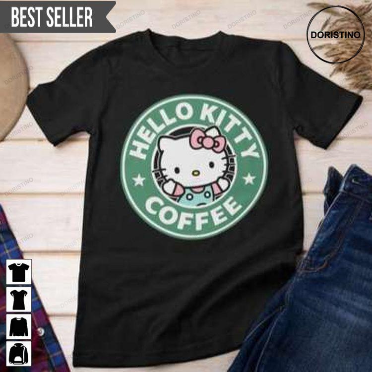 Hello Kitty Starbucks Graphic Hoodie Tshirt Sweatshirt