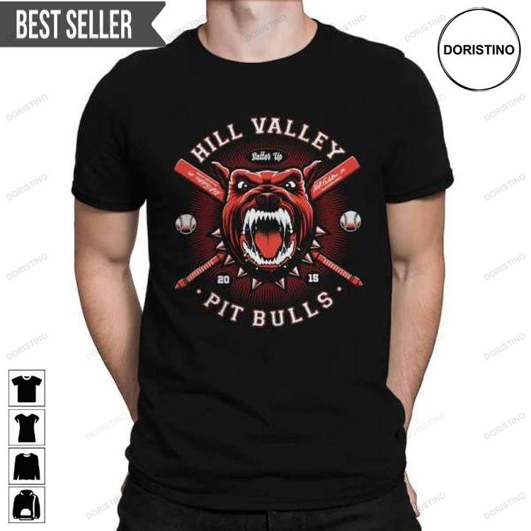 Hill Valley Pit Bulls Sweatshirt Long Sleeve Hoodie