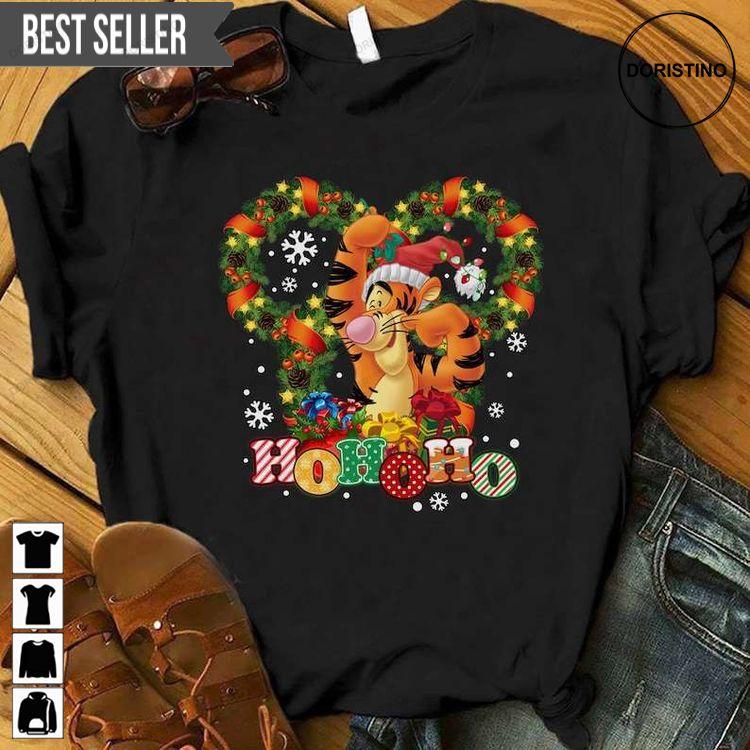 Ho Ho Ho Tigger Disney Christmas Sweatshirt Long Sleeve Hoodie