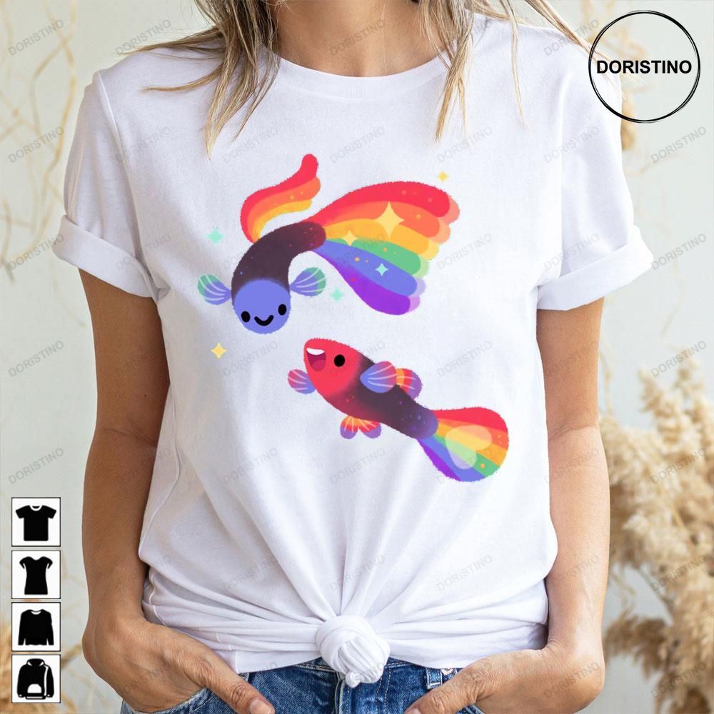 Rainbow Guppy 5 Active Doristino Limited Edition T-shirts