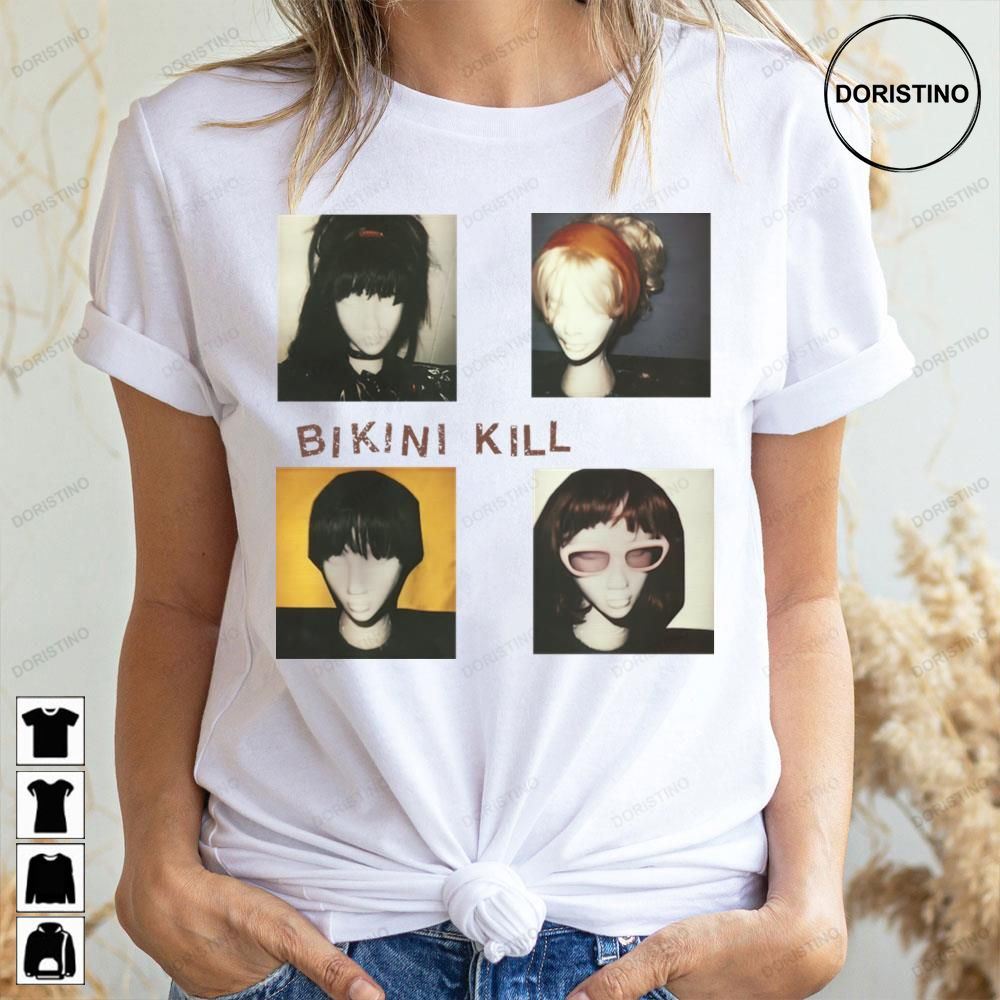 Retro Art Rebel Girl Bikini Kill Doristino Limited Edition T-shirts