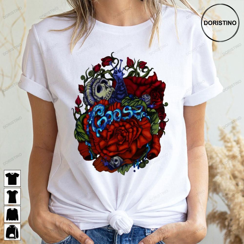 Retro Art Skull Rose Goose Doristino Limited Edition T-shirts