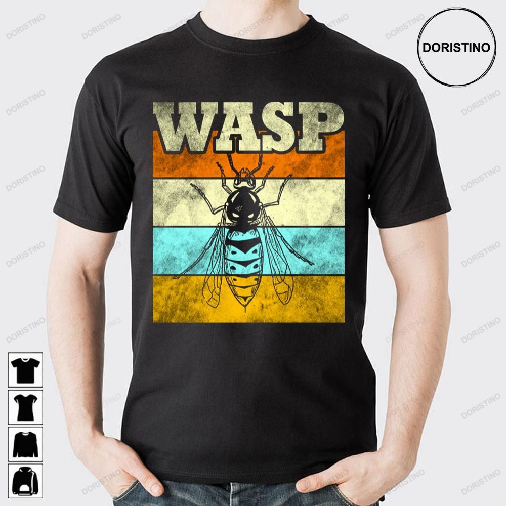 Retro Art Style Color Wasp Doristino Limited Edition T-shirts