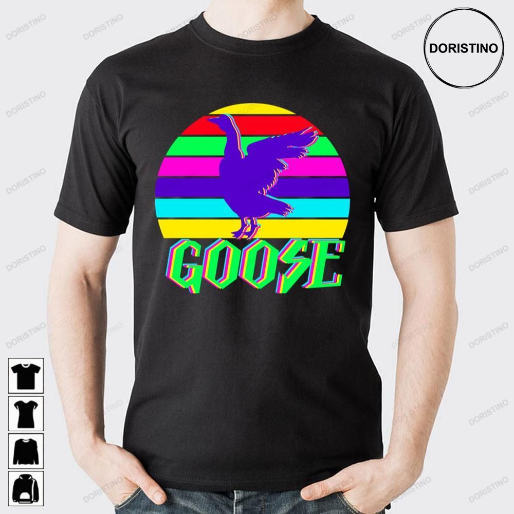 Retro Art Style Neon Goose Doristino Awesome Shirts