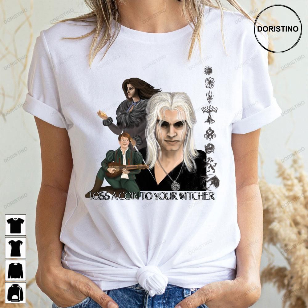 Retro Art Toss A Coin To Your The Witcher Doristino Limited Edition T-shirts