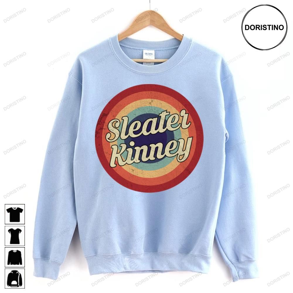 Retro Circle Vintage Sleater Kinney Doristino Trending Style