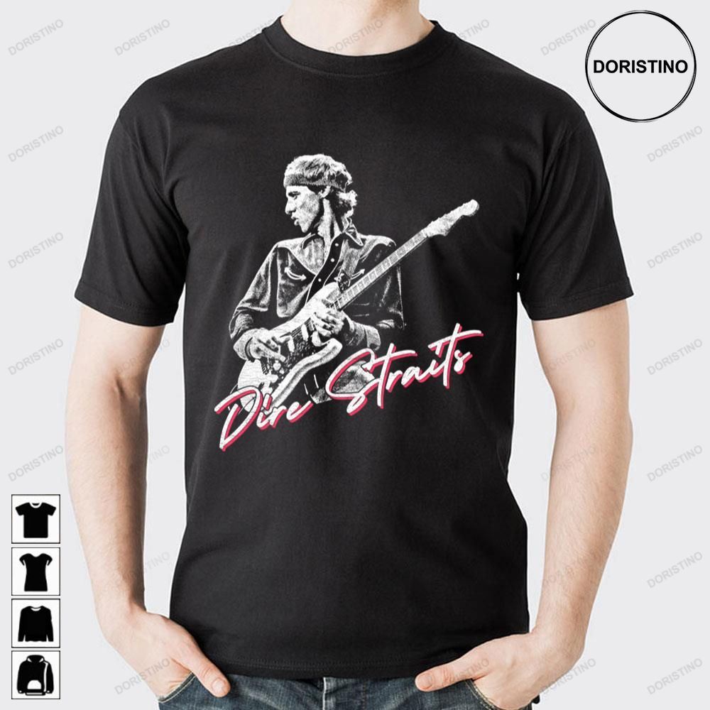 Retro Faded Dire Straits Doristino Awesome Shirts