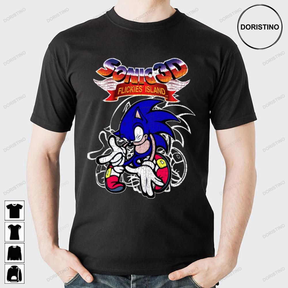 Retro Flickies Island Sonic Doristino Limited Edition T-shirts