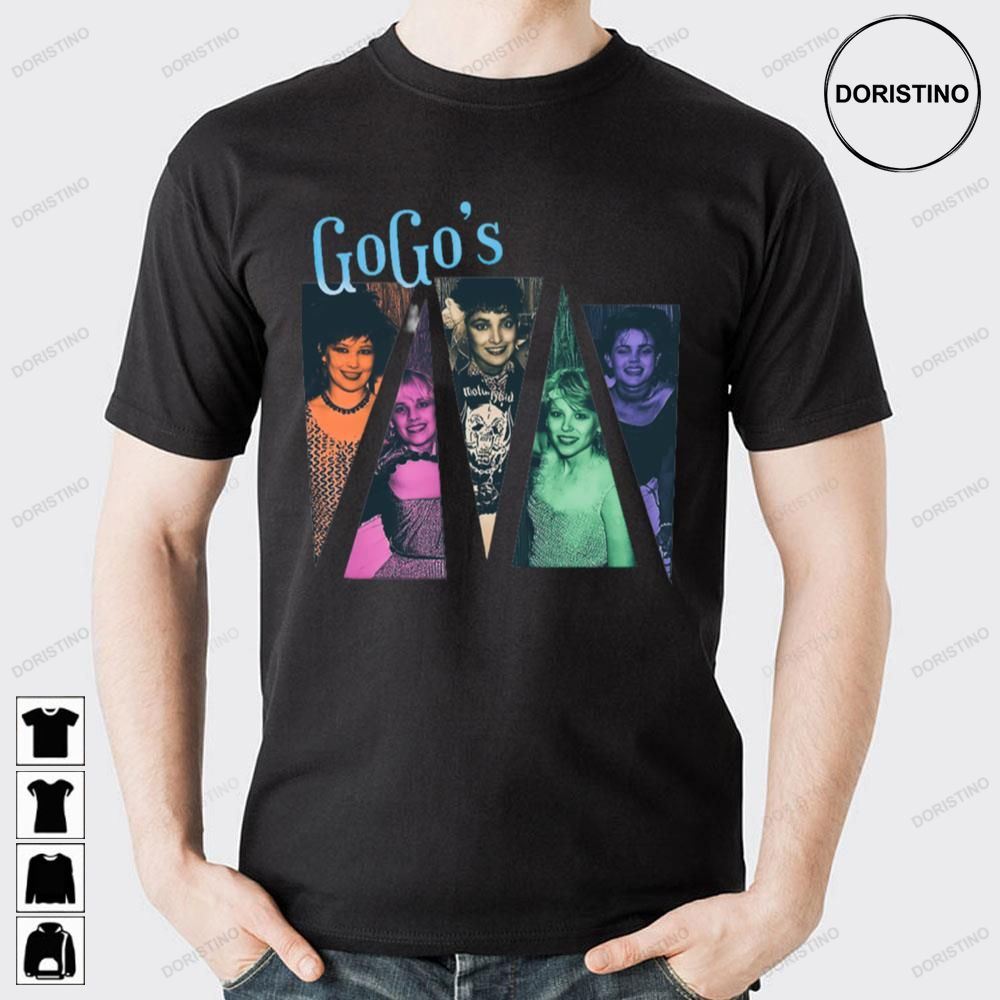 Retro Girls Go Gos Band Doristino Awesome Shirts