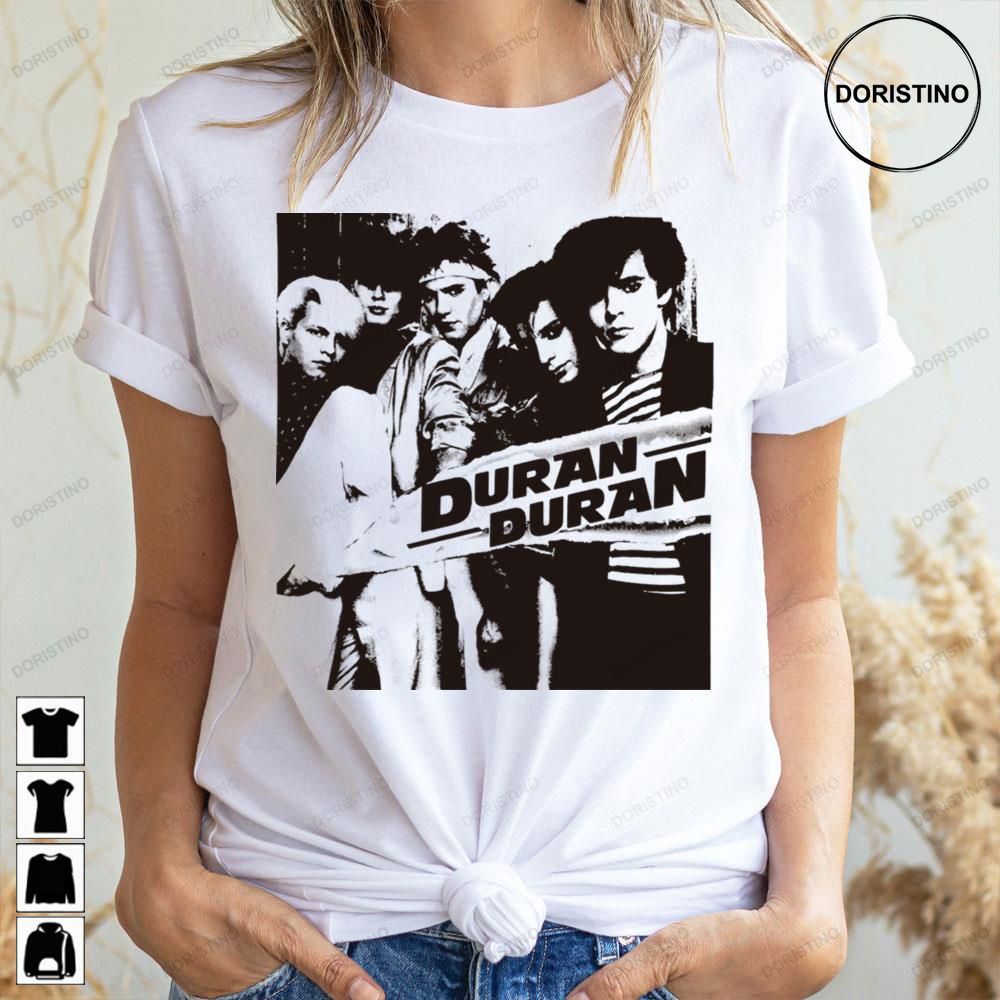 Retro Halftone Duran Duran Doristino Limited Edition T-shirts