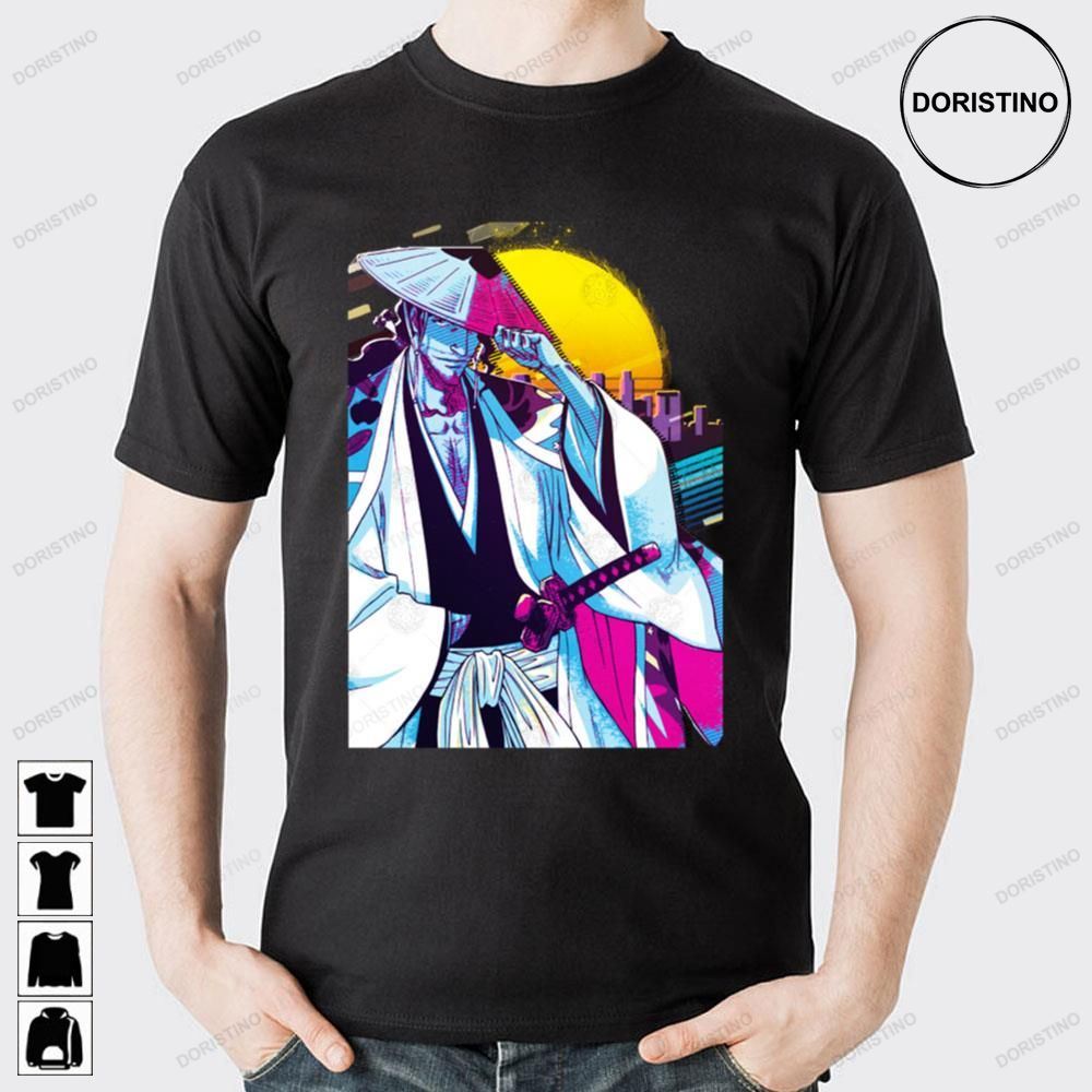 Retro Kyoraku Shunsui Bleach Doristino Limited Edition T-shirts