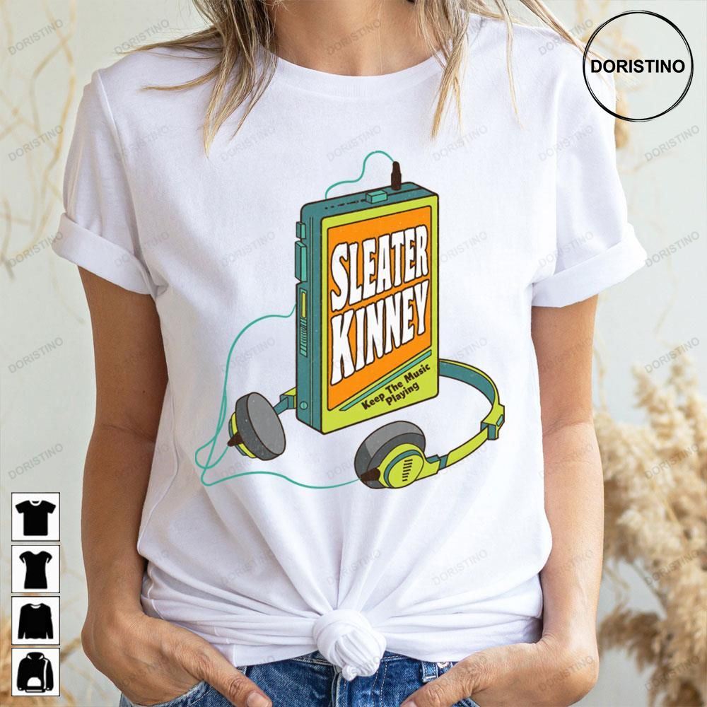 Retro Music Art Sleater Kinney Doristino Awesome Shirts