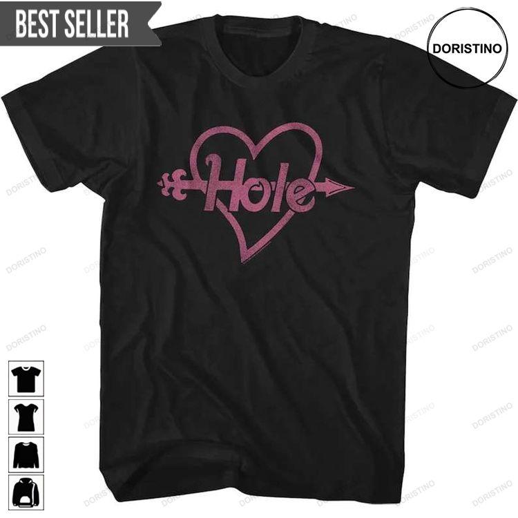 Hole Pink Heart And Arrow Tshirt Sweatshirt Hoodie