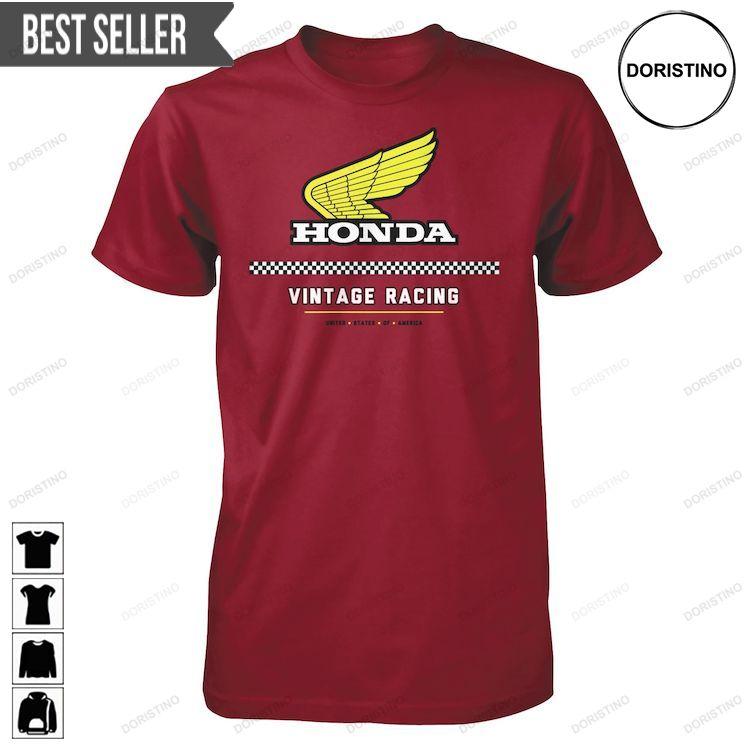 Honda Vintage Racing Unisex Hoodie Tshirt Sweatshirt