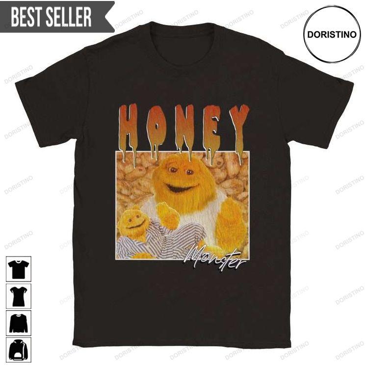 Honey Monster Sugar Puffs Unisex Sweatshirt Long Sleeve Hoodie