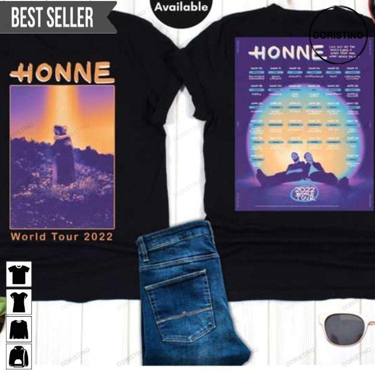 Honne World Tour 2022 Hoodie Tshirt Sweatshirt