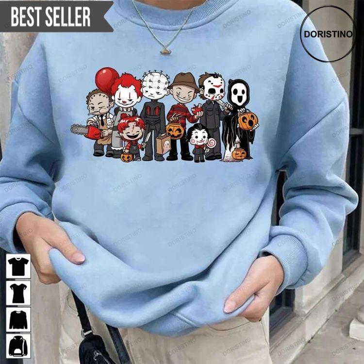 Horror Movie Friends Halloween Tshirt Sweatshirt Hoodie