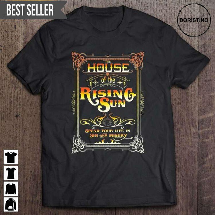 House Of The Rising Sun Lyric Short Sleeve Sweatshirt Long Sleeve Hoodie