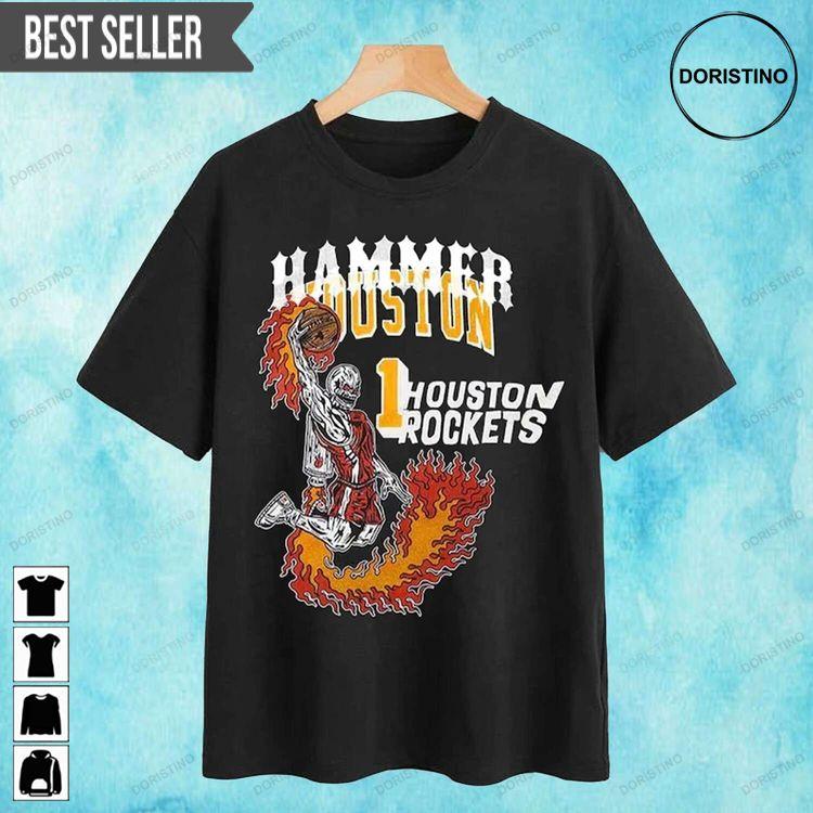 Houston Rockets Hammer Basketball Tshirt Sweatshirt Hoodie