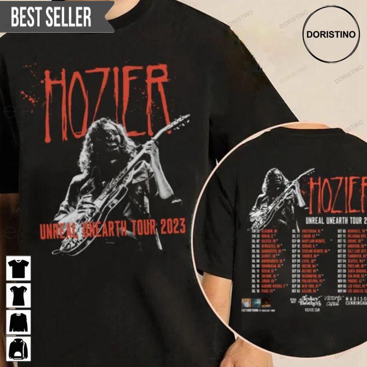 Hozier Unreal Unearth Tour 2023 Tshirt Sweatshirt Hoodie