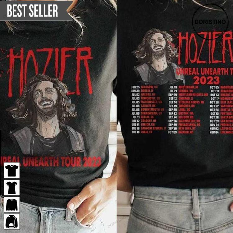 Hozier Unreal Unearth Tour Concert 2023 Music Hoodie Tshirt Sweatshirt