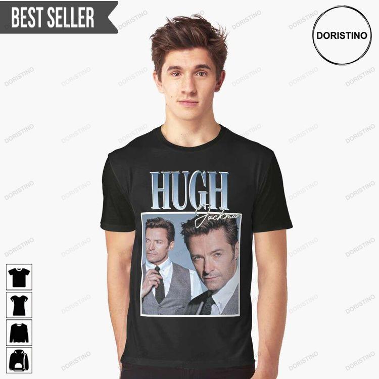 Hugh Jackman Actor Unisex Sweatshirt Long Sleeve Hoodie