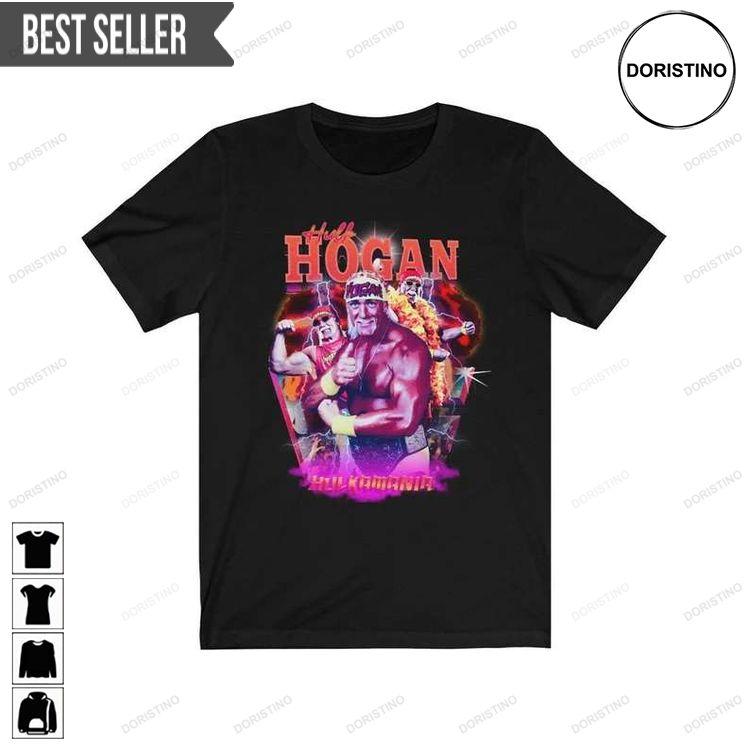 Hulk Hogan Hulkamania Tshirt Sweatshirt Hoodie